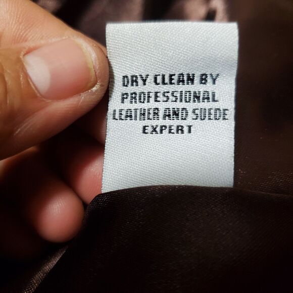 Cabi Brown Soft Leather Jacket With Contrast Stitches Size Medium - Picture 7 of 8